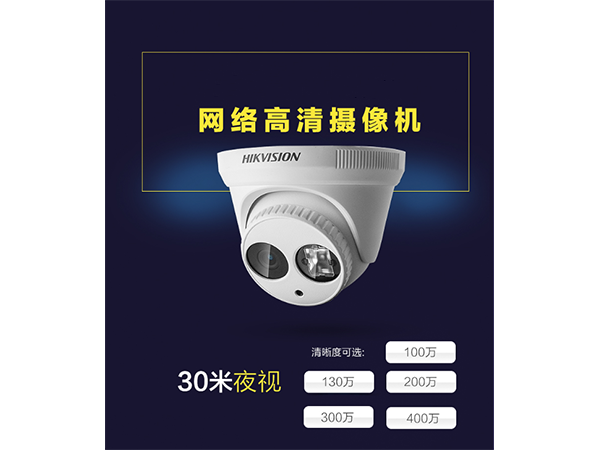 网络红外半球摄像机